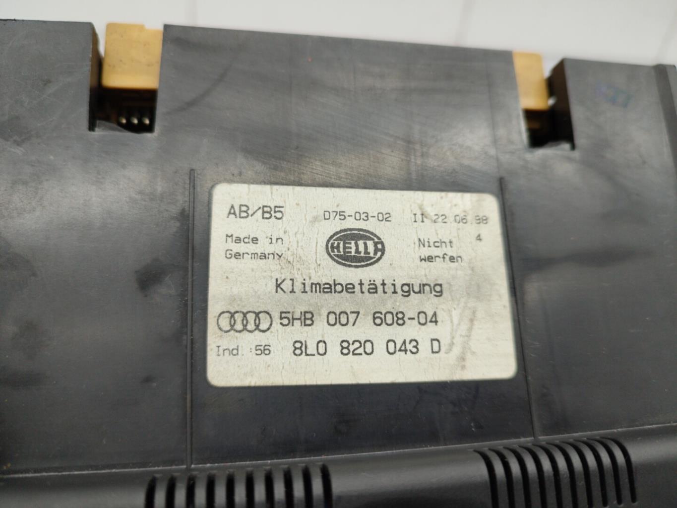 Commande chauffage AUDI A3 1 PHASE 1 Diesel - 1