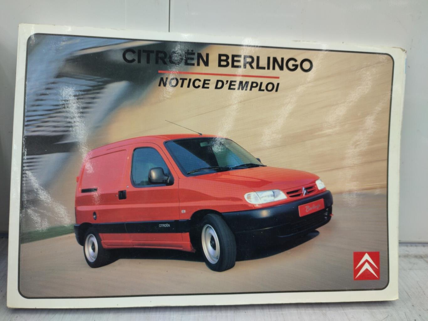 Notice d'utilisation CITROEN BERLINGO 1 PHASE 1 Diesel - 1