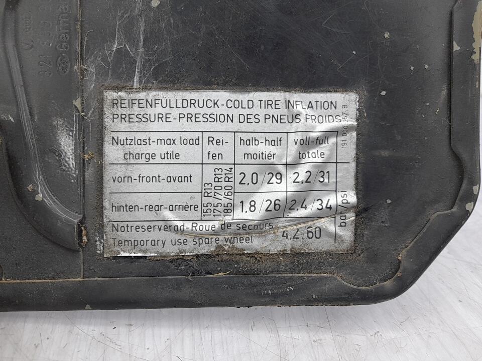 Trappe d'essence VOLKSWAGEN GOLF 2 Diesel - 1