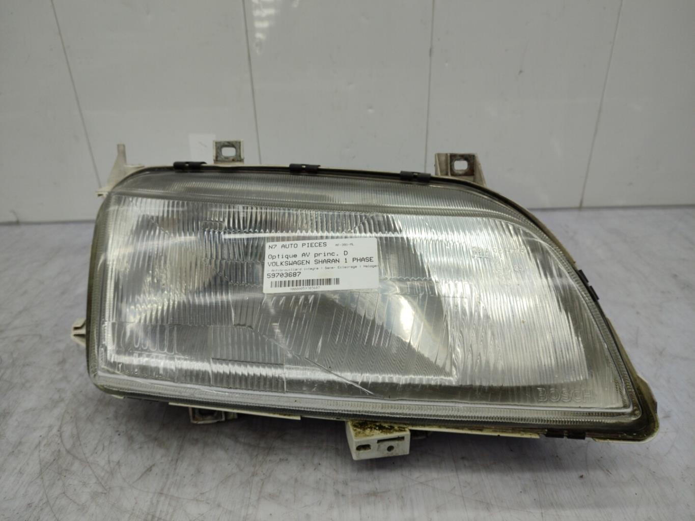 Gruppo ottico anteriore principale destro (luci)(faro) VOLKSWAGEN SHARAN 1 PHASE 1  - 1
