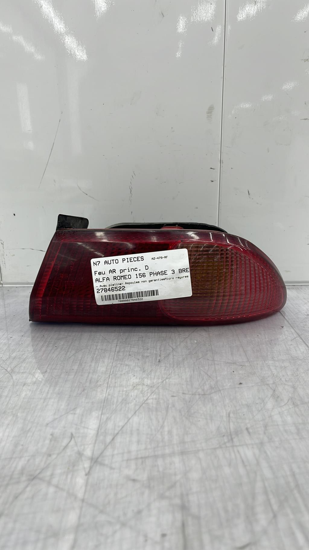 Fanale posteriore principale destro (luci) ALFA ROMEO 156 PHASE 3 BREAK Diésel - 1