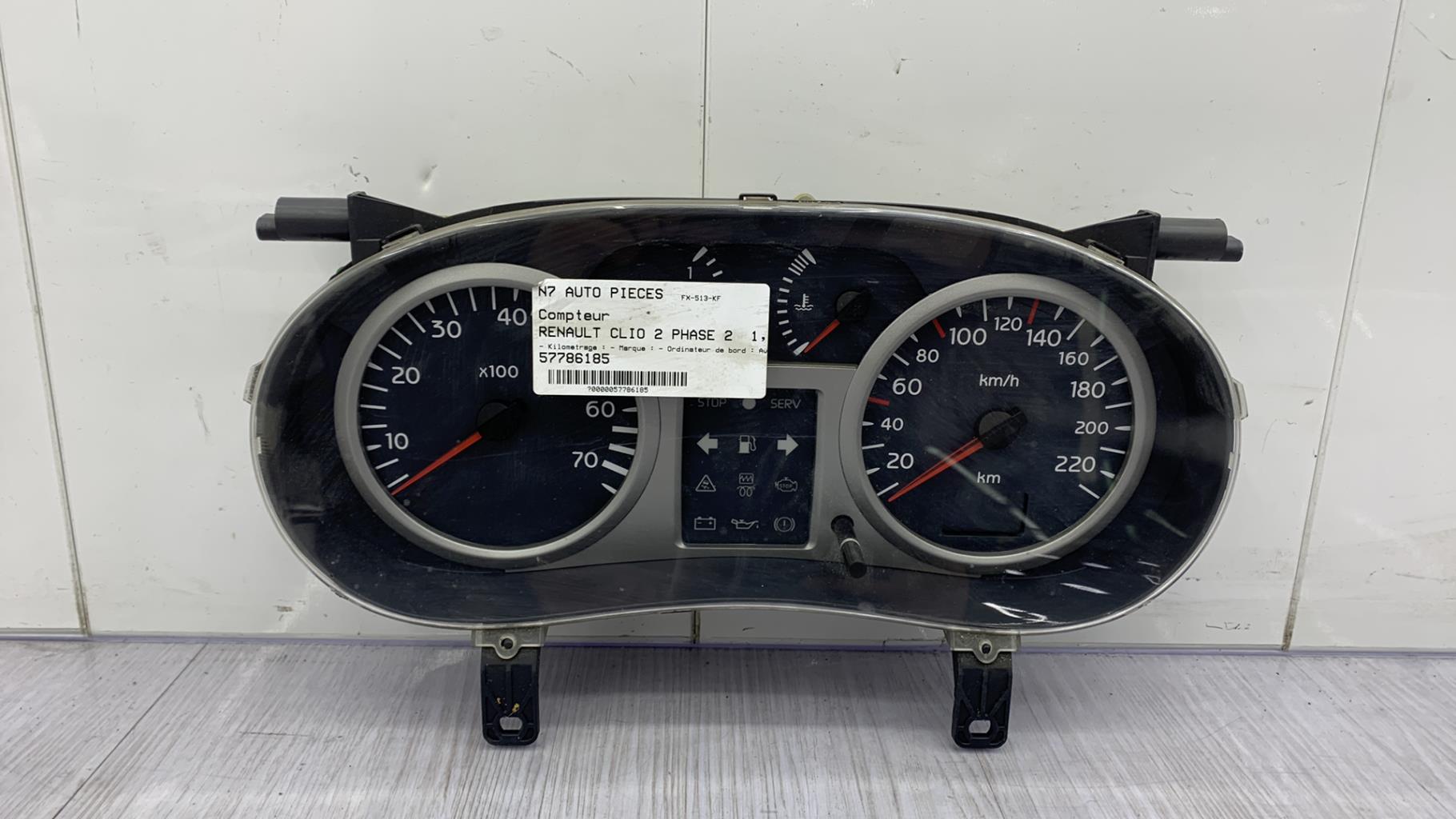 Compteur RENAULT CLIO 2 PHASE 2 Diesel - 1