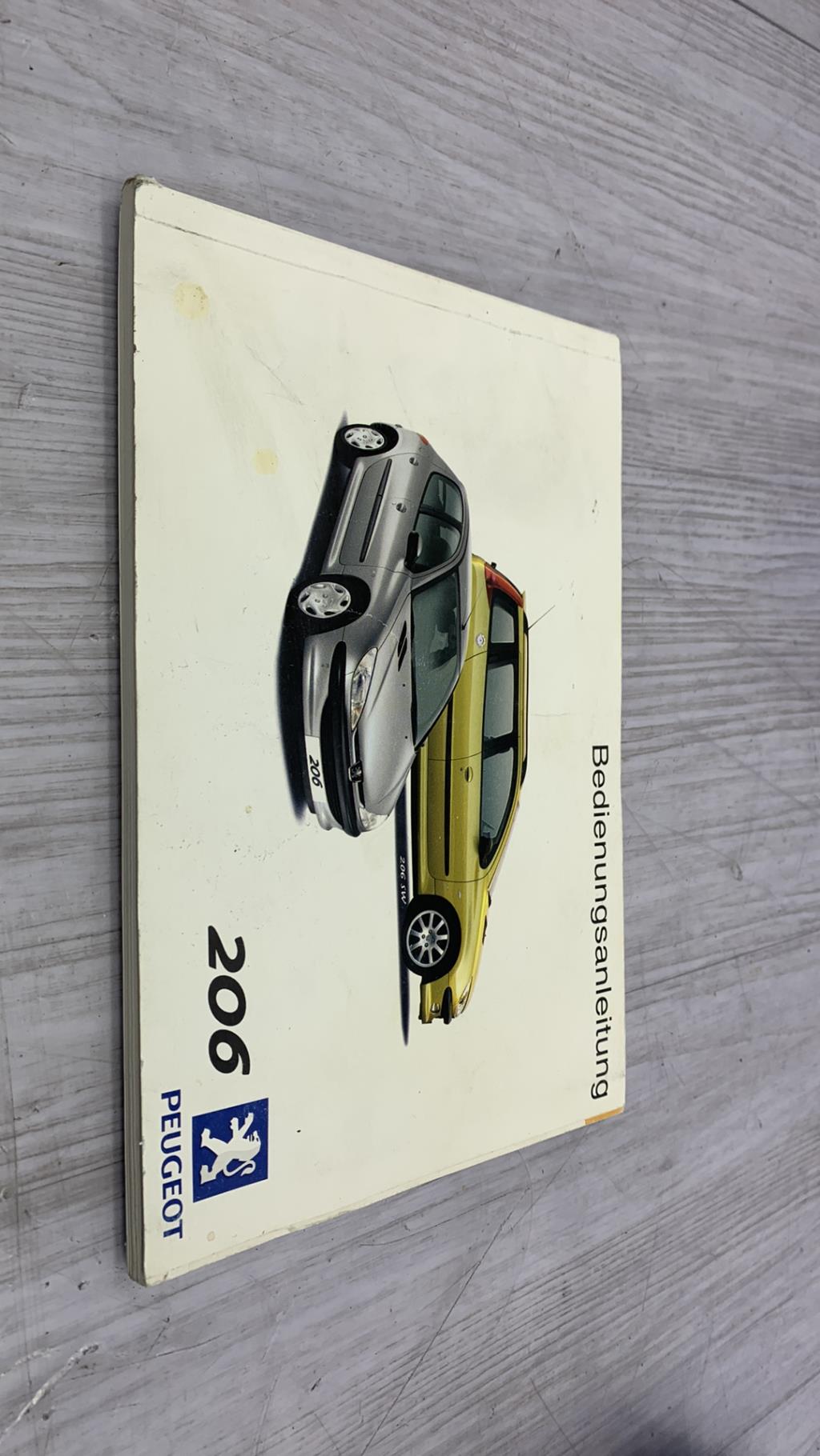 Notice d'utilisation PEUGEOT 206 PHASE 1 BREAK Essence - 1