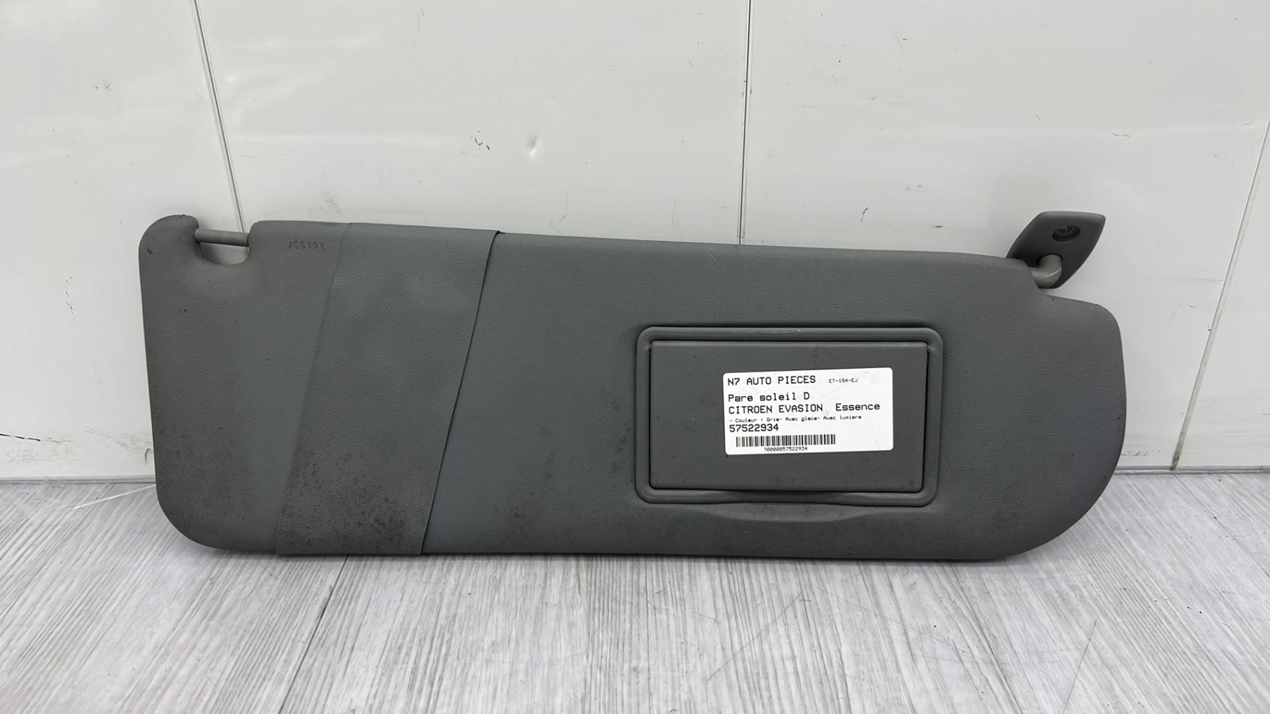 Visiera parasole destra CITROEN EVASION PHASE 1 Gasolina - 1