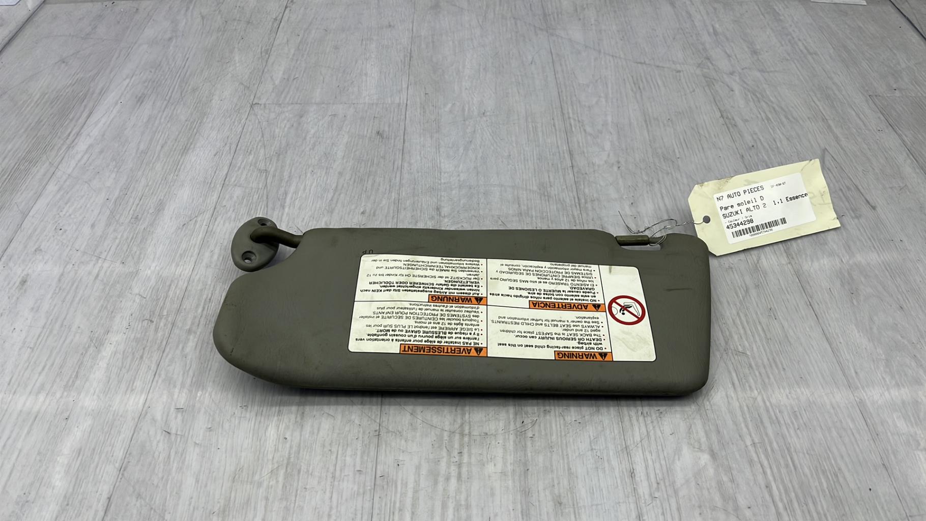 Visiera parasole destra SUZUKI ALTO 2 Gasolina - 1