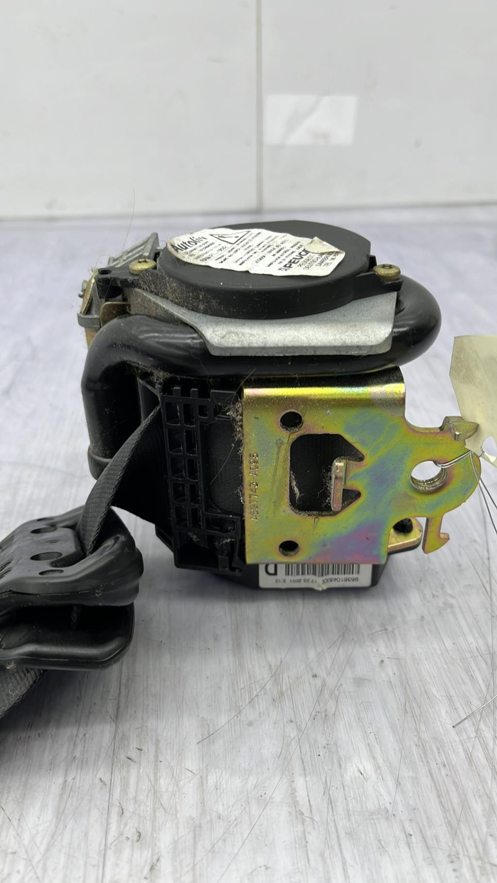 Cintura di sicurezza anteriore destra PEUGEOT 206 PHASE 1 Gasolina - 1
