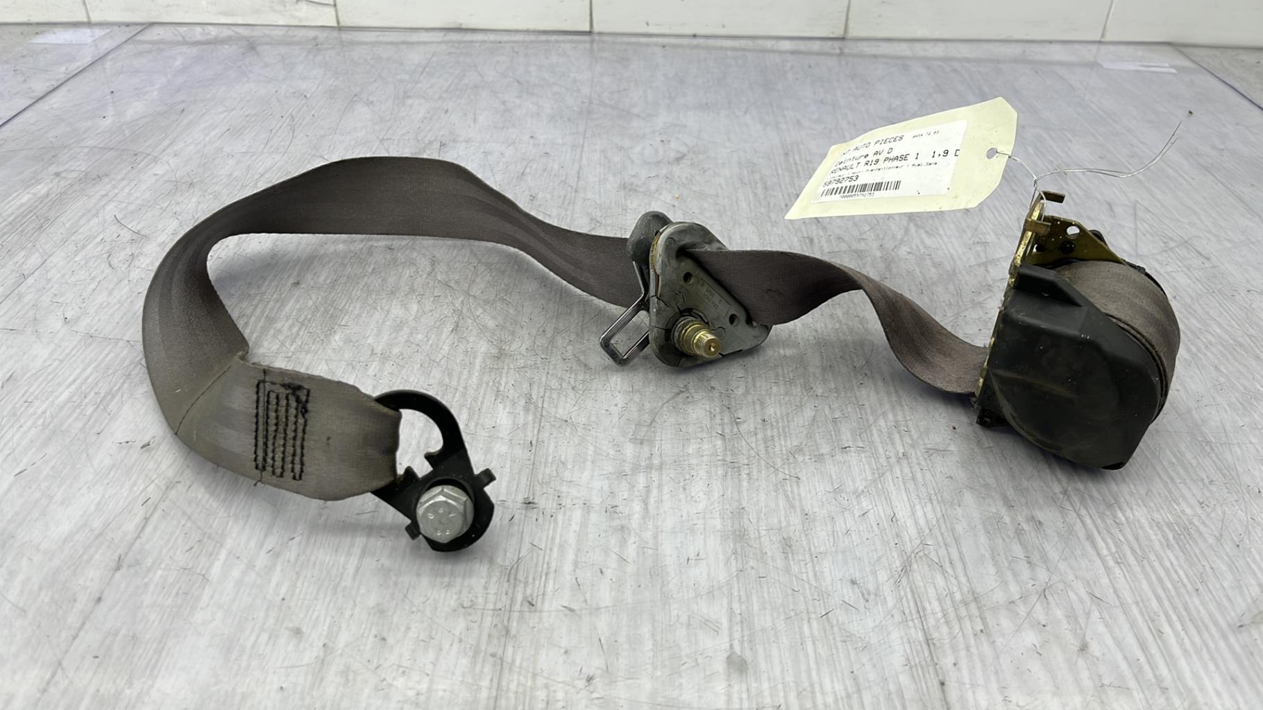 Cintura di sicurezza anteriore destra RENAULT R19 PHASE 1 Diésel - 1