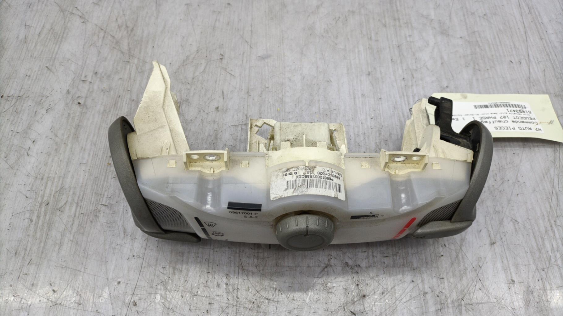 Commande chauffage PEUGEOT 107 PHASE 1 Essence - 1