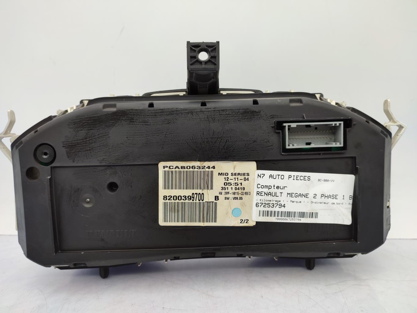 Compteur RENAULT MEGANE 2 PHASE 1 BREAK Diesel - 1