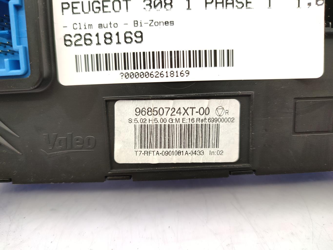 Commande chauffage PEUGEOT 308 1 PHASE 1 Diesel - 1
