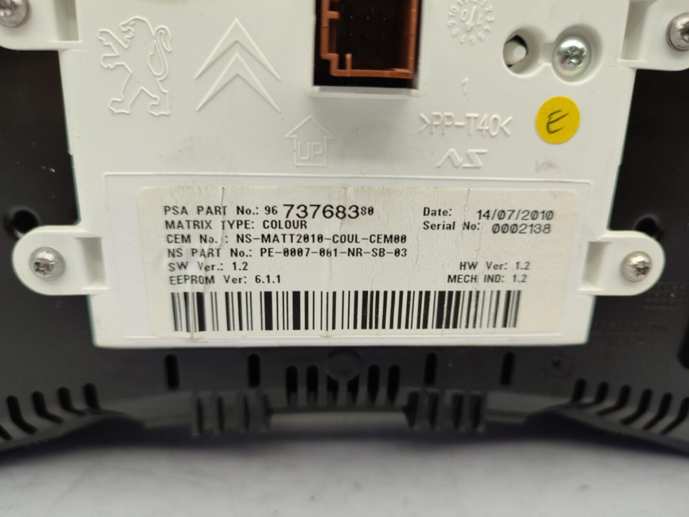 Compteur CITROEN C4 2 PHASE 1 Diesel - 1