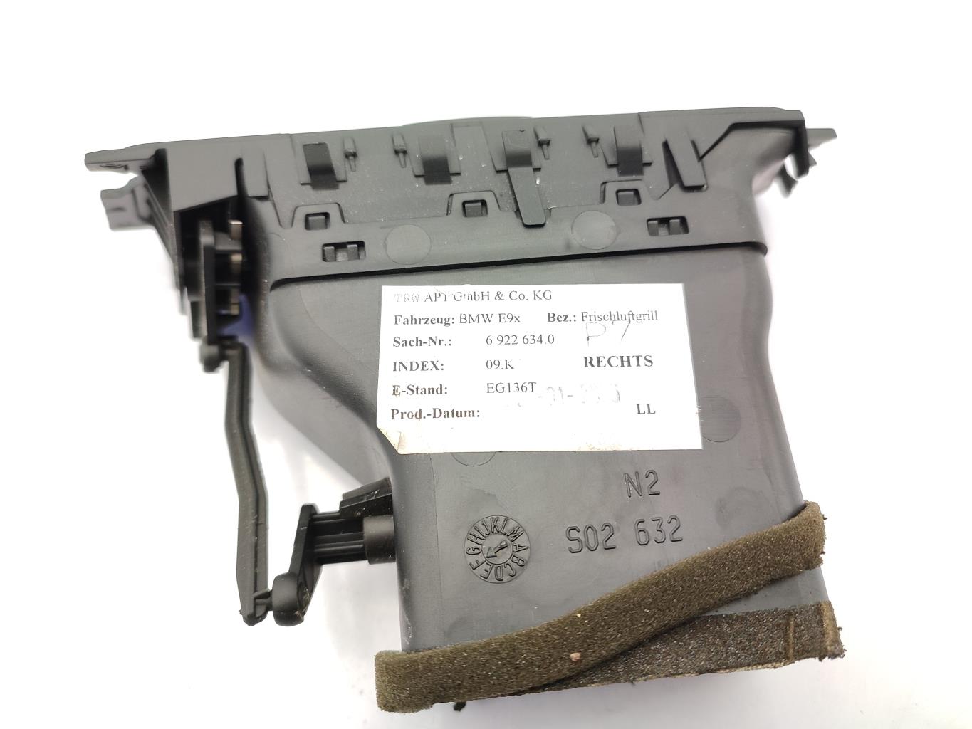 Bocchetta aerazione cruscotto anteriore destra BMW SERIE 3 E90  - 1