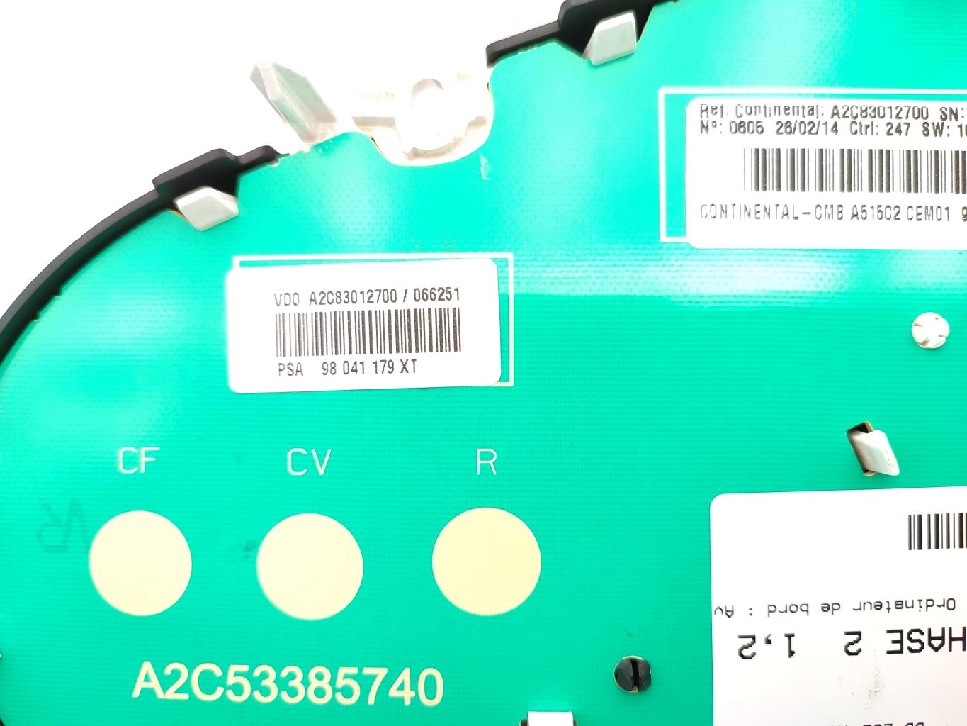 Compteur CITROEN C3 2 PHASE 2 Essence - 1