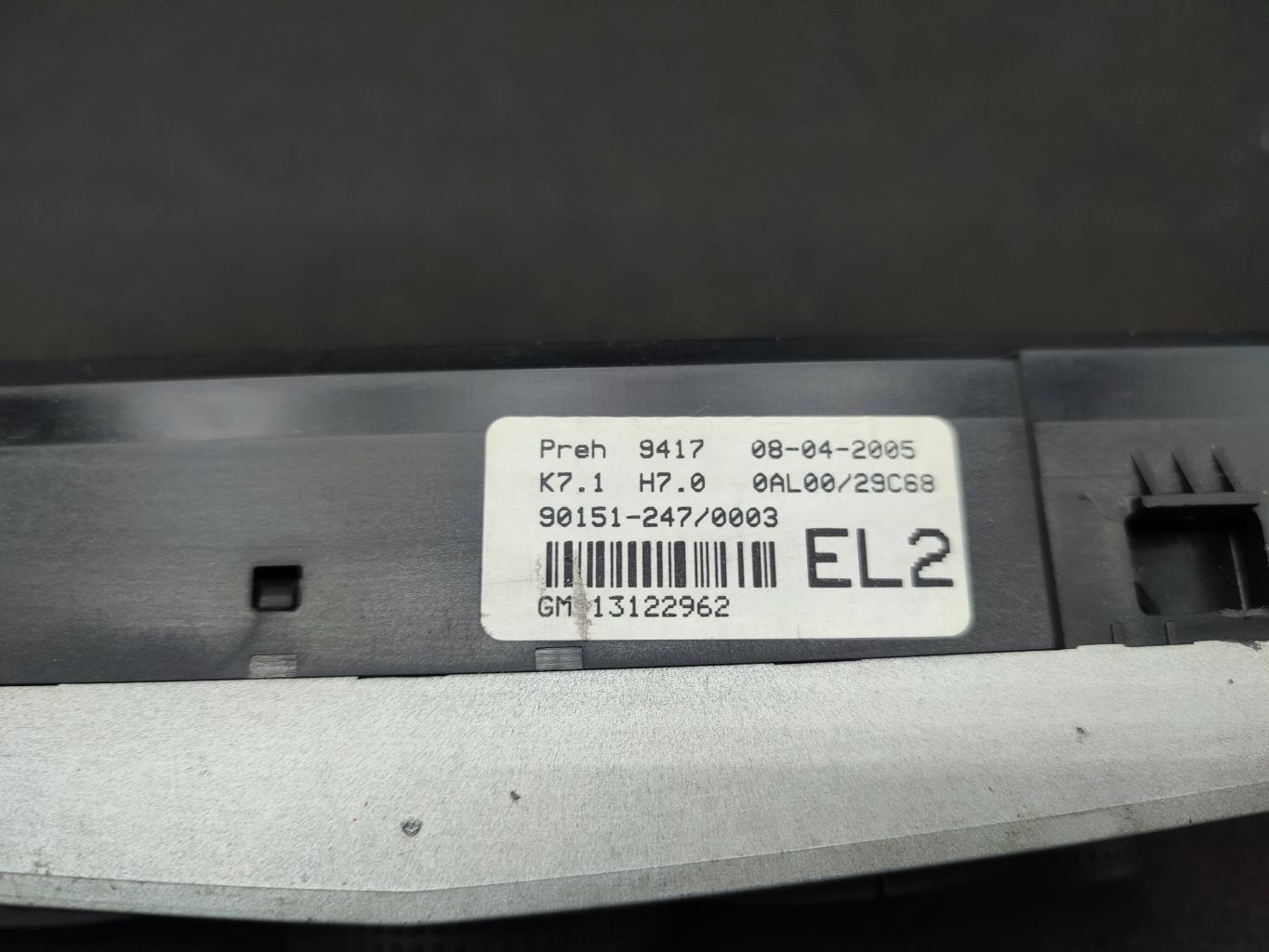 Commande chauffage OPEL ASTRA H GTC PHASE 1 Diesel - 1