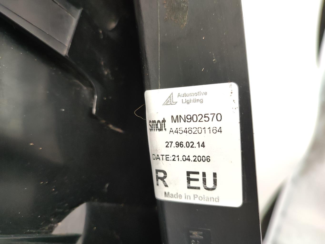 Fanale posteriore principale destro (luci) SMART FORFOUR 1 Diésel - 1