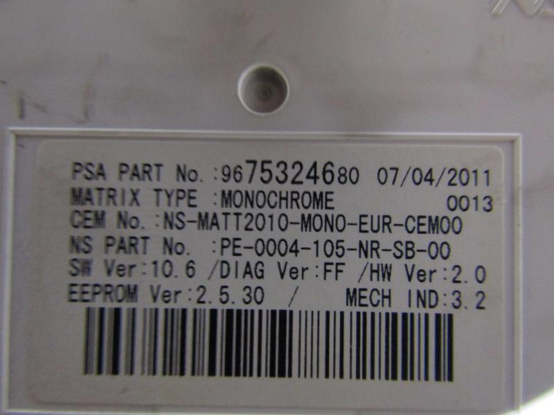 Compteur PEUGEOT 508 1 PHASE 1 Diesel - 1