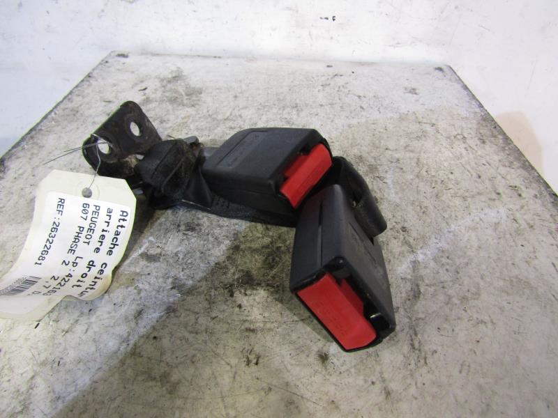 Aggancio cintura sicurezza posteriore destro PEUGEOT 607 PHASE 2 Diésel - 1