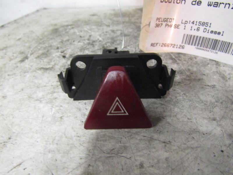 Bouton de warning PEUGEOT 307 PHASE 1 Diesel - 1