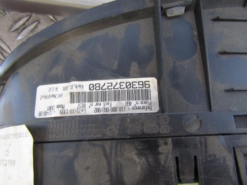 Compteur PEUGEOT 406 PHASE 2 Diesel - 1