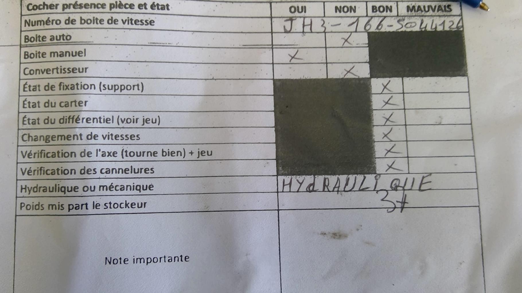 Boite de vitesses RENAULT TWINGO 2 PHASE 1 Diesel - 1