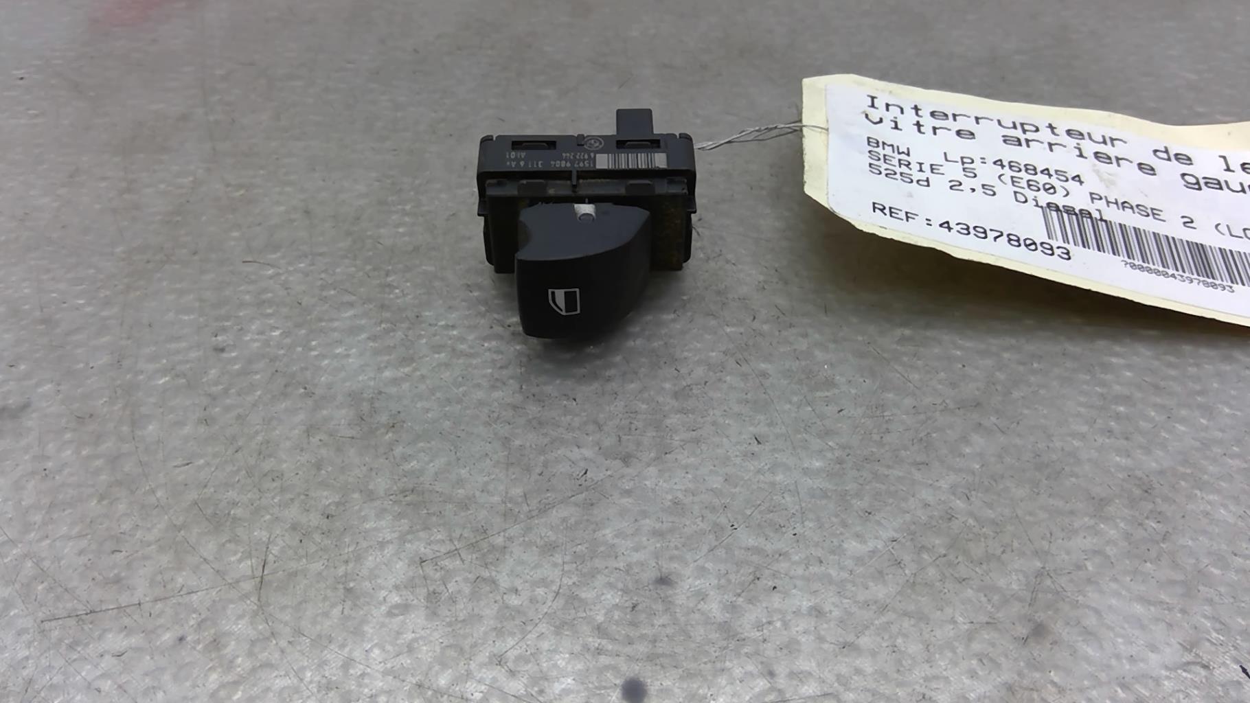 Interruttore lavacristalli posteriore sinistro BMW SERIE 5 E60 PHASE 2 Diésel - 1