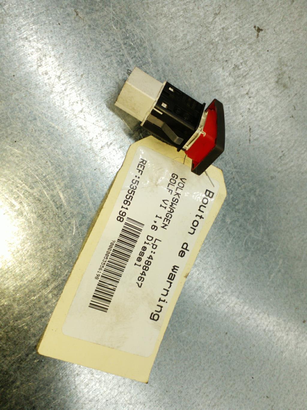 Bouton de warning VOLKSWAGEN GOLF 6 Diesel - 1