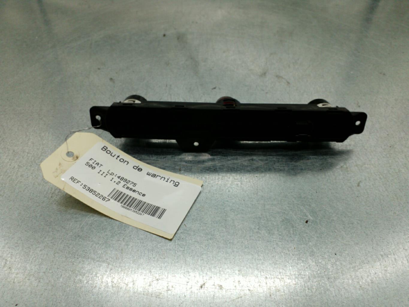 Bouton de warning FIAT 500 2 PHASE 1 Essence - 1