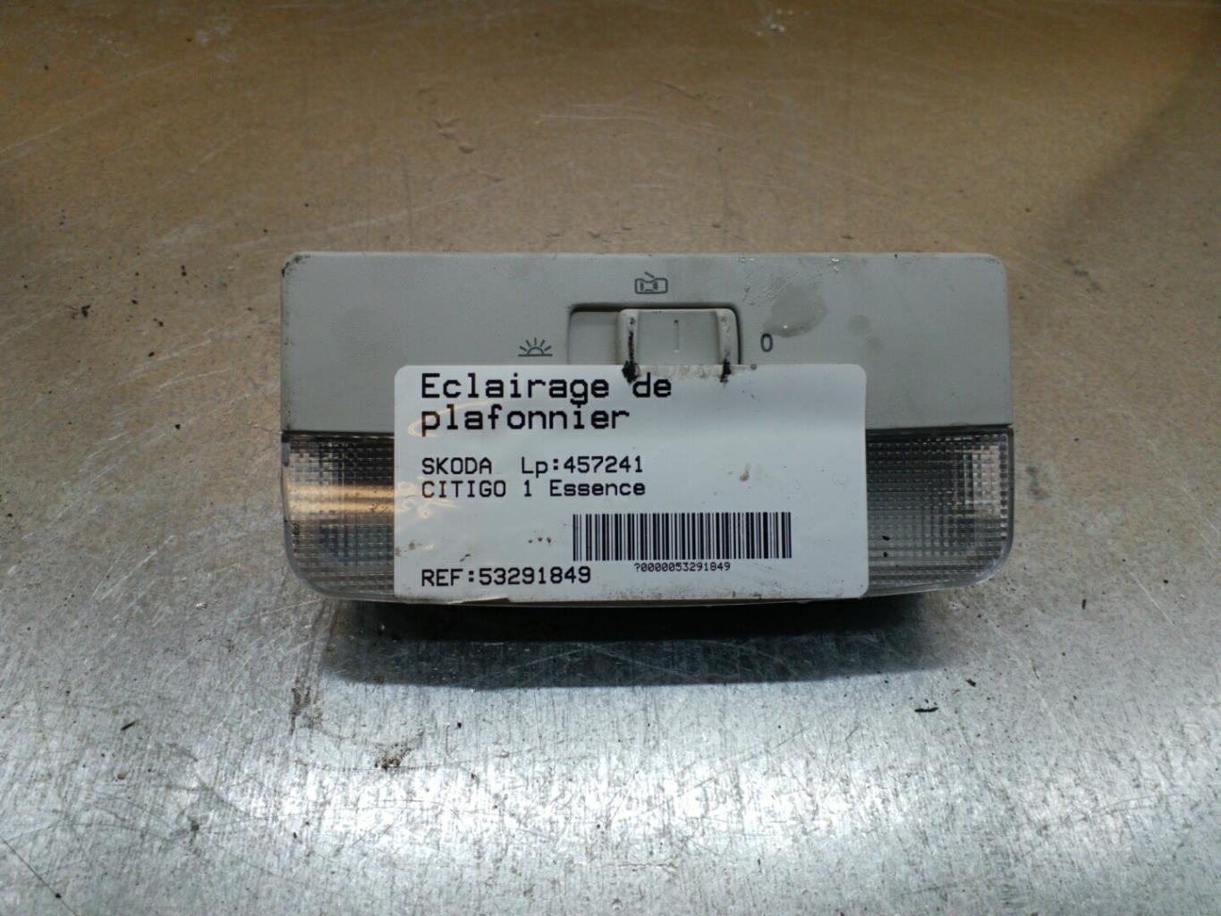 Eclairage de plafonnier SKODA CITIGO PHASE 1 Essence - 1