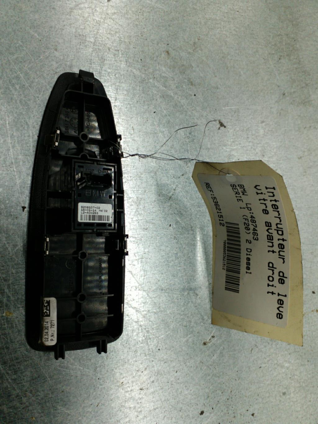 Interruttore lavacristalli anteriore destro BMW SERIE 1 F20 PHASE 1 Diésel - 1