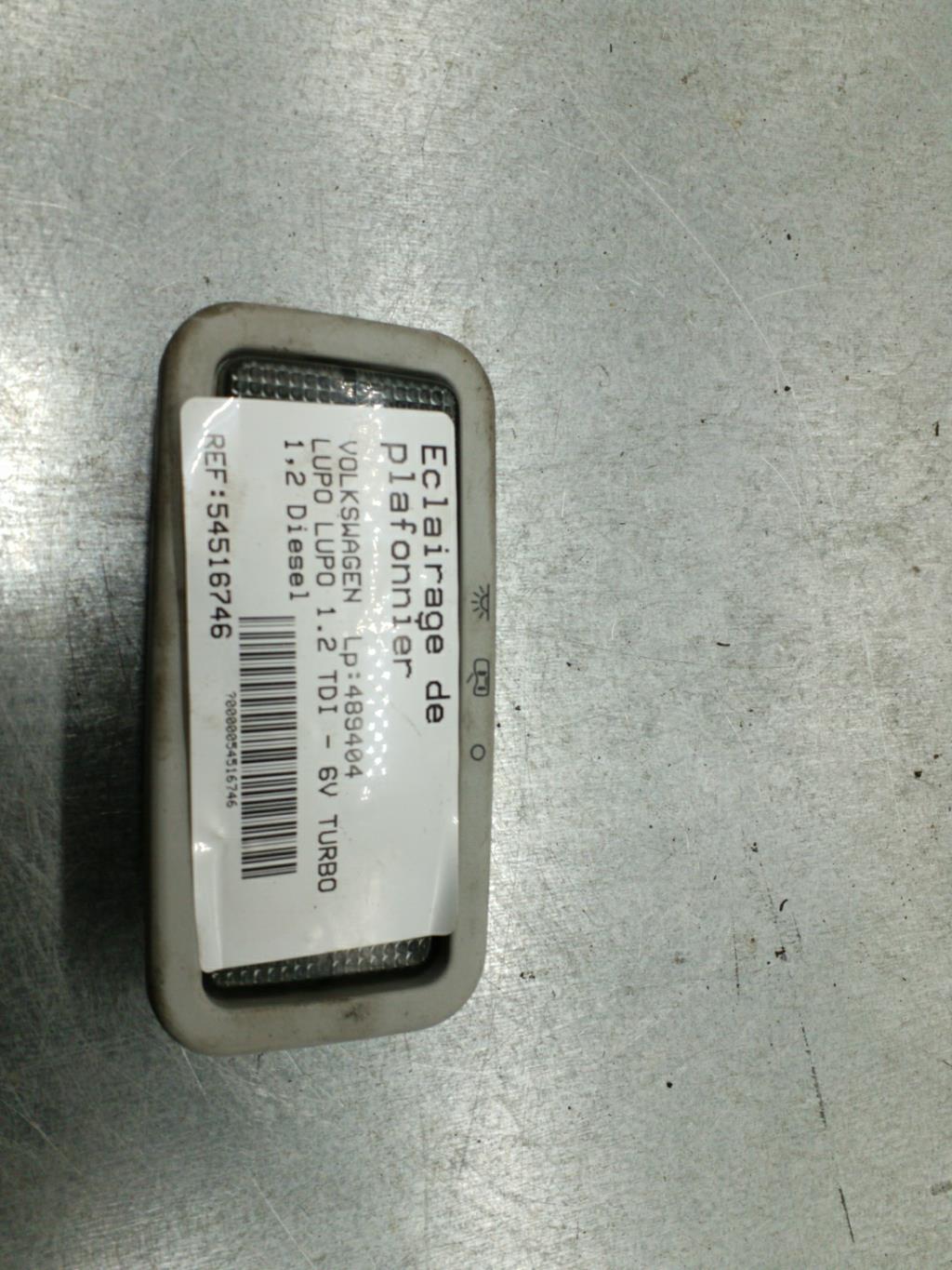 Eclairage de plafonnier VOLKSWAGEN LUPO Diesel - 1