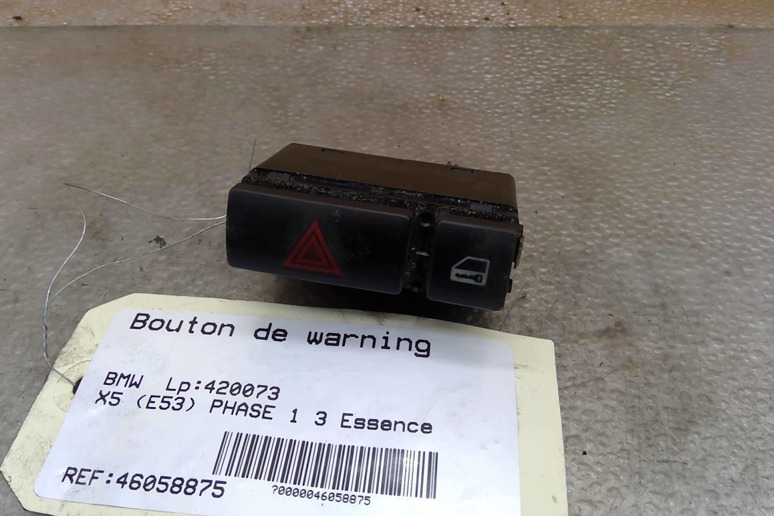 Bouton de warning BMW X5 E53 Essence - 1