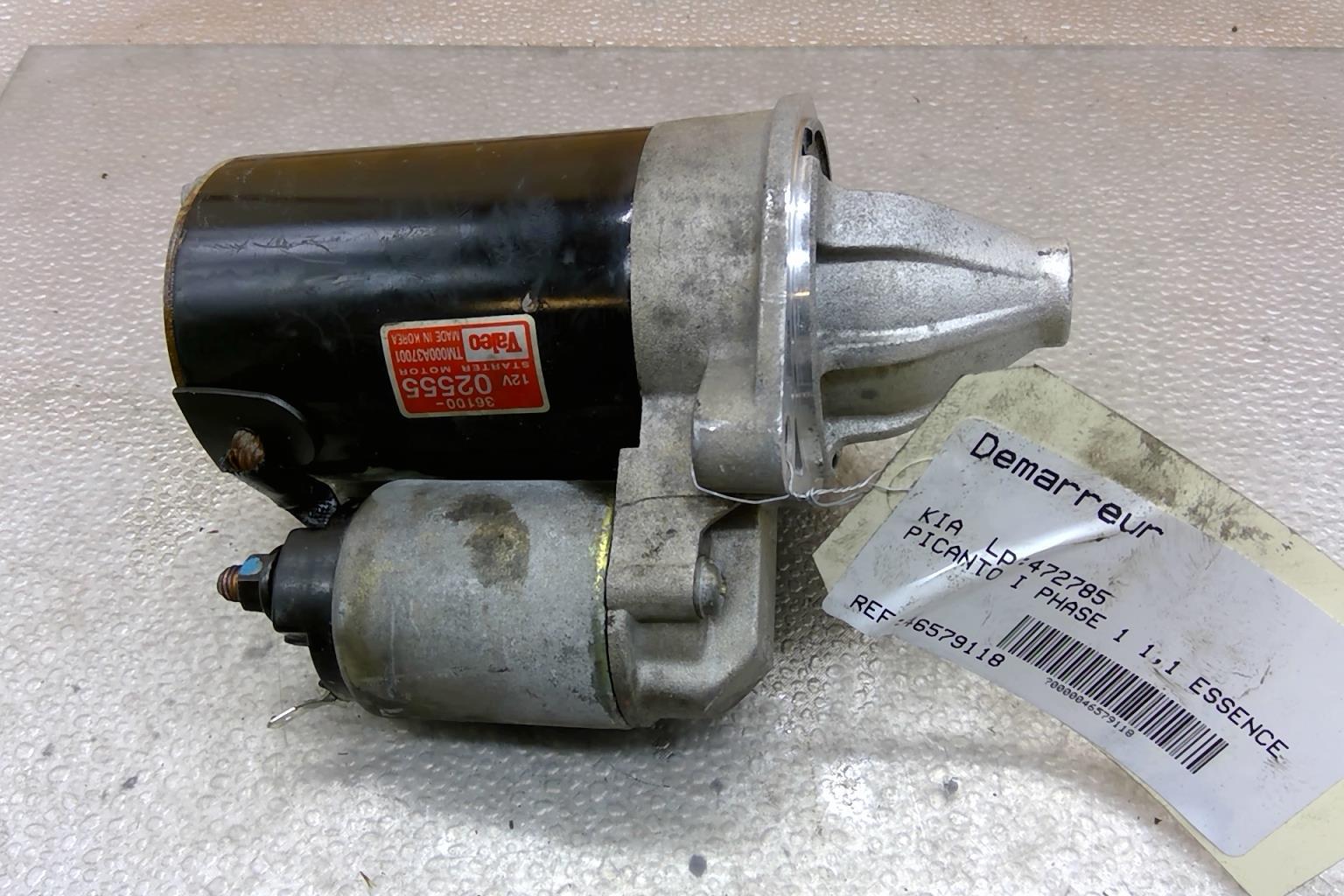 Motorino avviamento KIA PICANTO 1 PHASE 1 Gasolina - 1