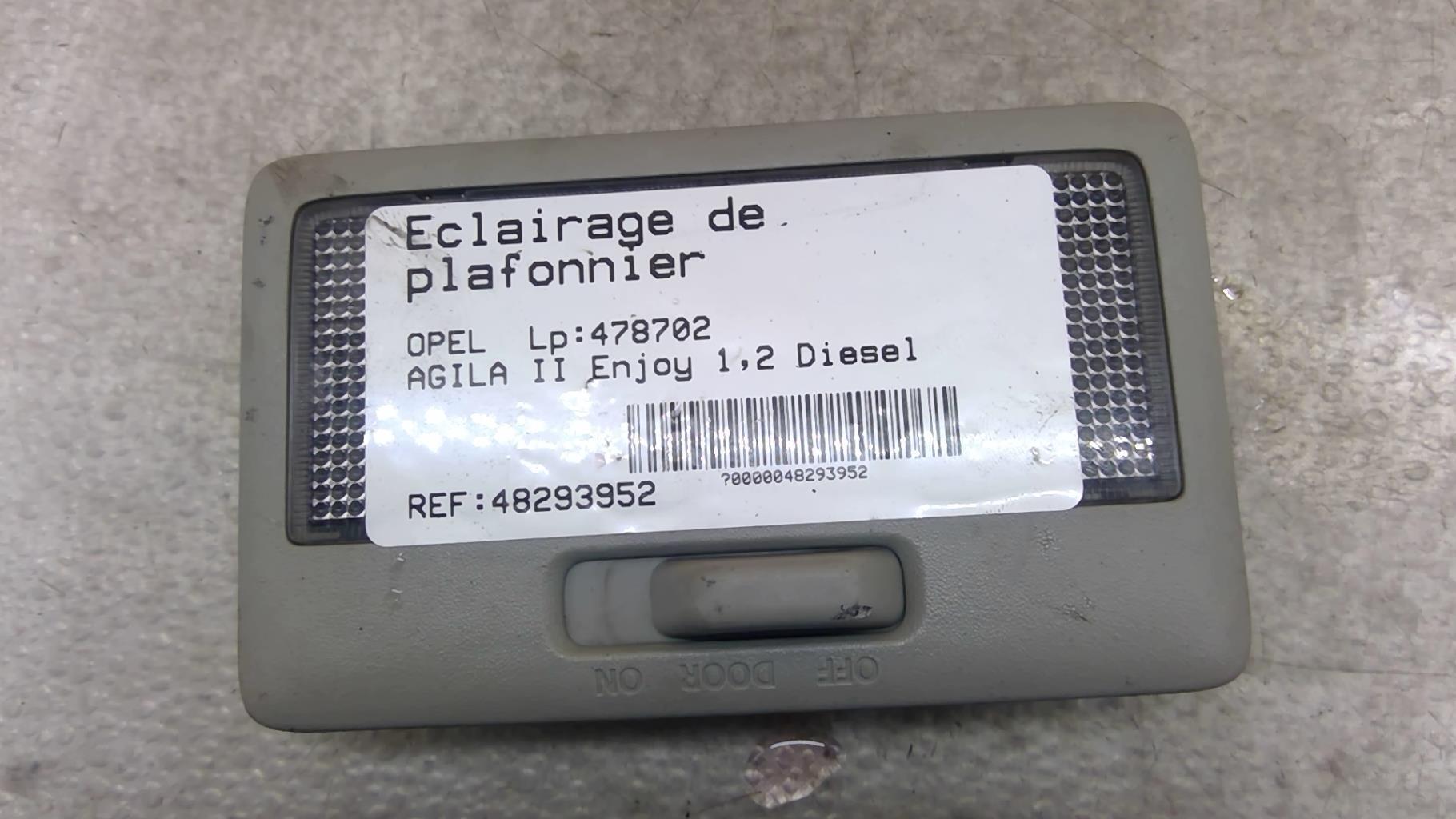 Eclairage de plafonnier OPEL AGILA B Diesel - 1