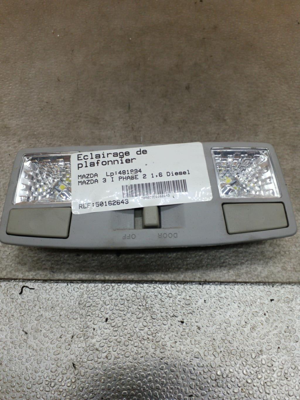 Eclairage de plafonnier MAZDA 3 1 PHASE 2 Diesel - 1