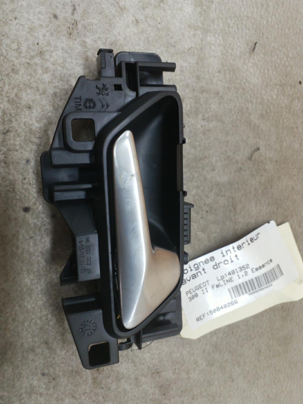 Maniglia interna anteriore destra PEUGEOT 308 2 PHASE 1 Gasolina - 1
