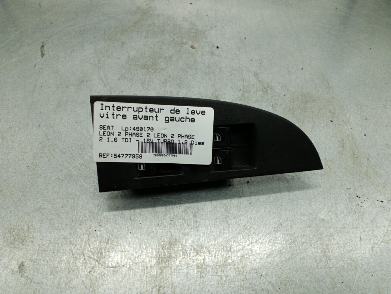 Interruttore lavacristalli anteriore sinistro SEAT LEON 2 PHASE 2 Diésel - 1