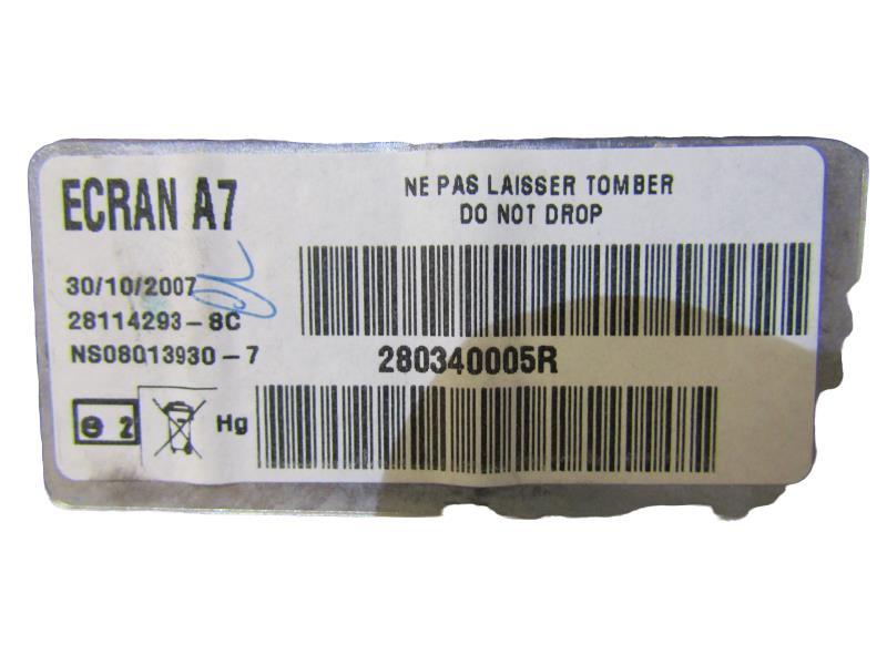 Ecran GPS RENAULT LAGUNA 3 PHASE 1 Essence - 1