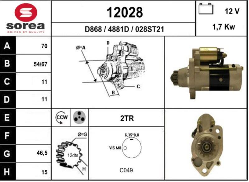Demarreur AUDI A3 2 PHASE 1 Essence - 1