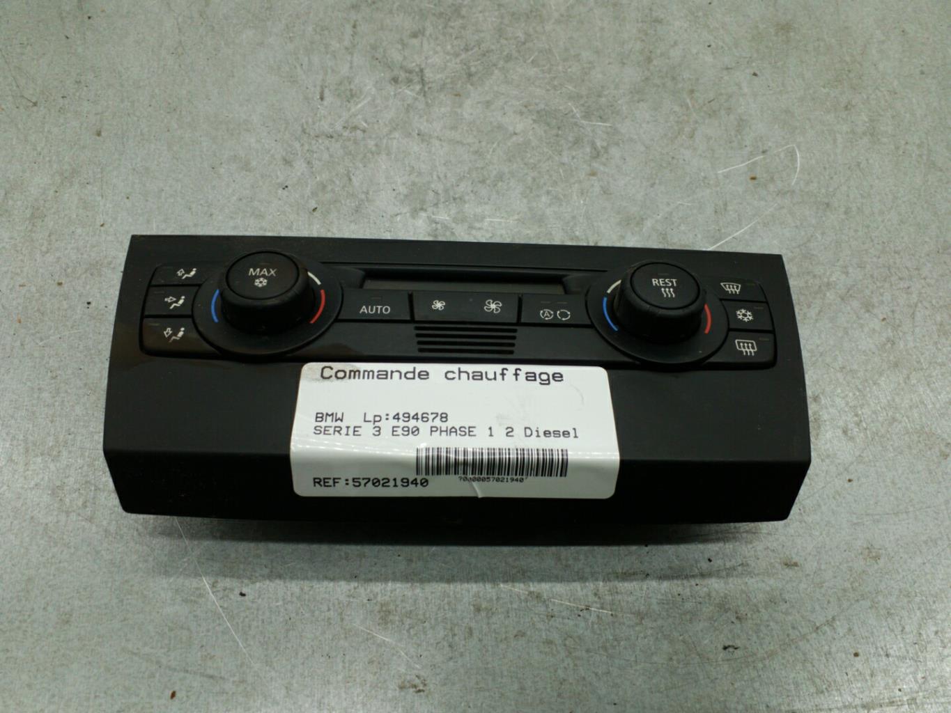 Commande chauffage BMW SERIE 3 E90 PHASE 1 Diesel - 1