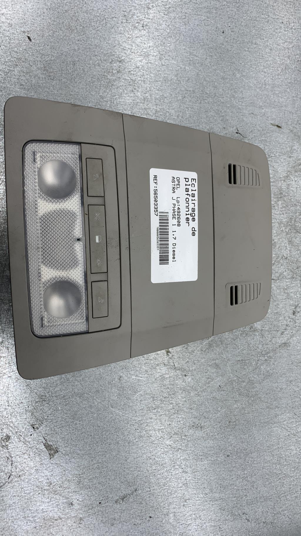 Eclairage de plafonnier OPEL ASTRA J PHASE 1 Diesel - 1