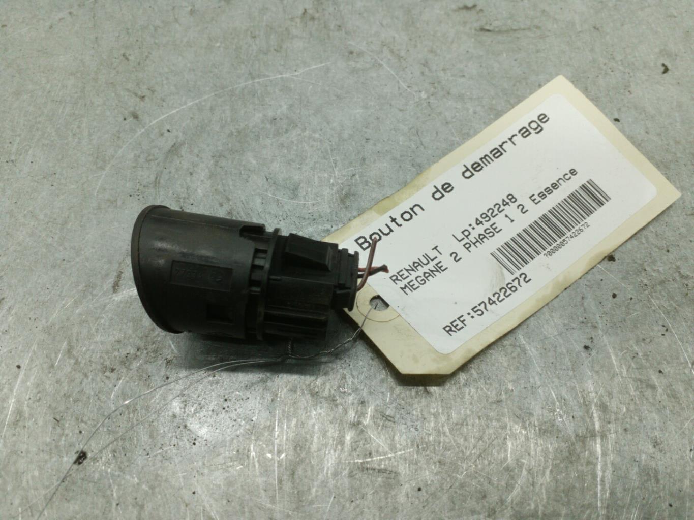 Bouton de demarrage RENAULT MEGANE 2 PHASE 1 Essence - 1