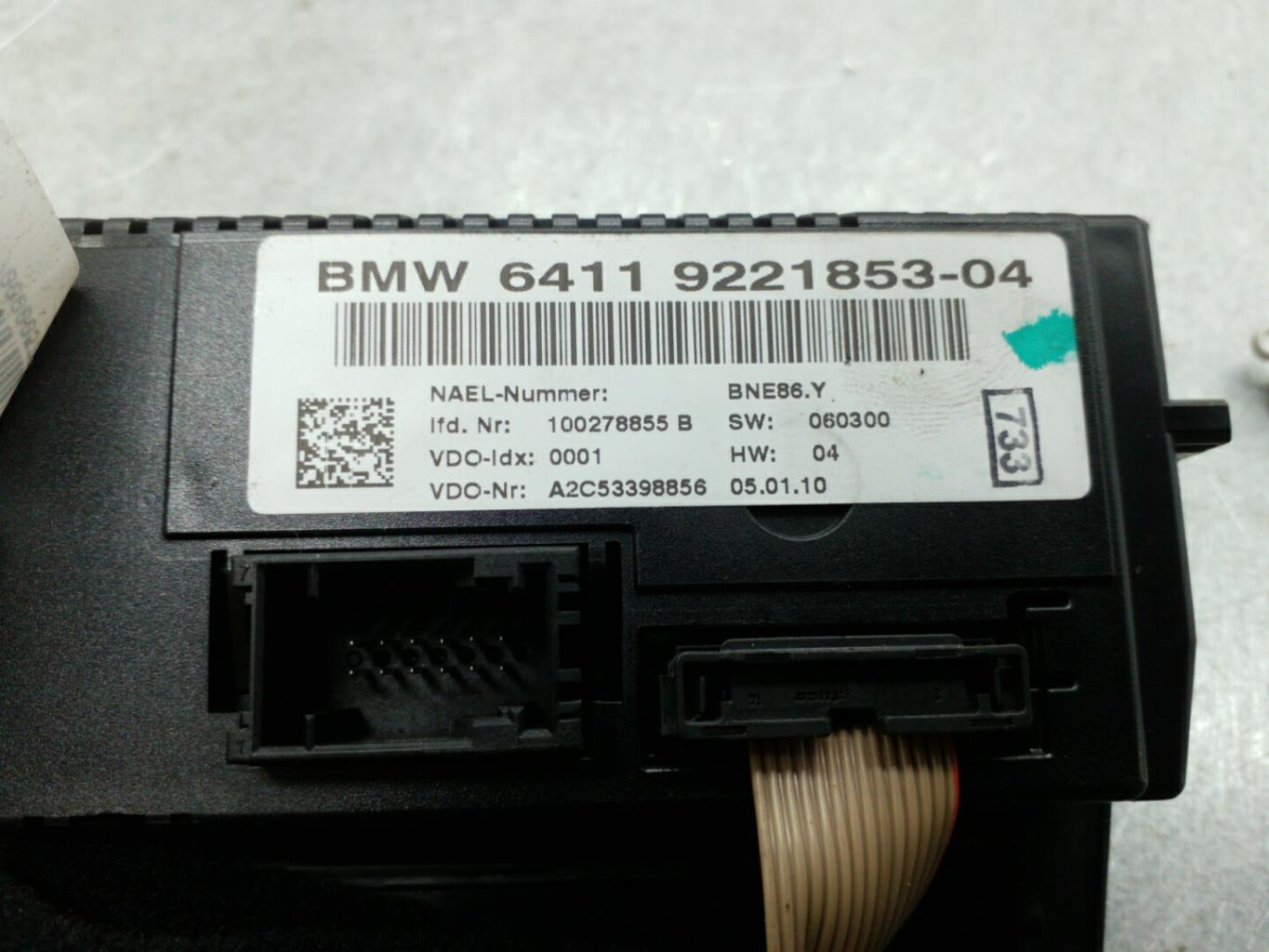 Commande chauffage BMW SERIE 3 E90 PHASE 2 Diesel - 1