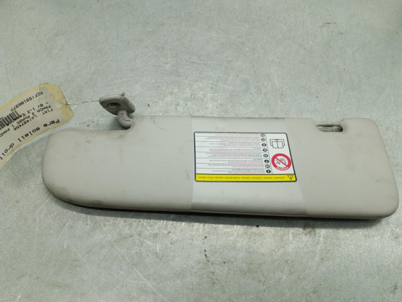 Visiera parasole destra FIAT PANDA 3 PHASE 1 Gasolina - 1