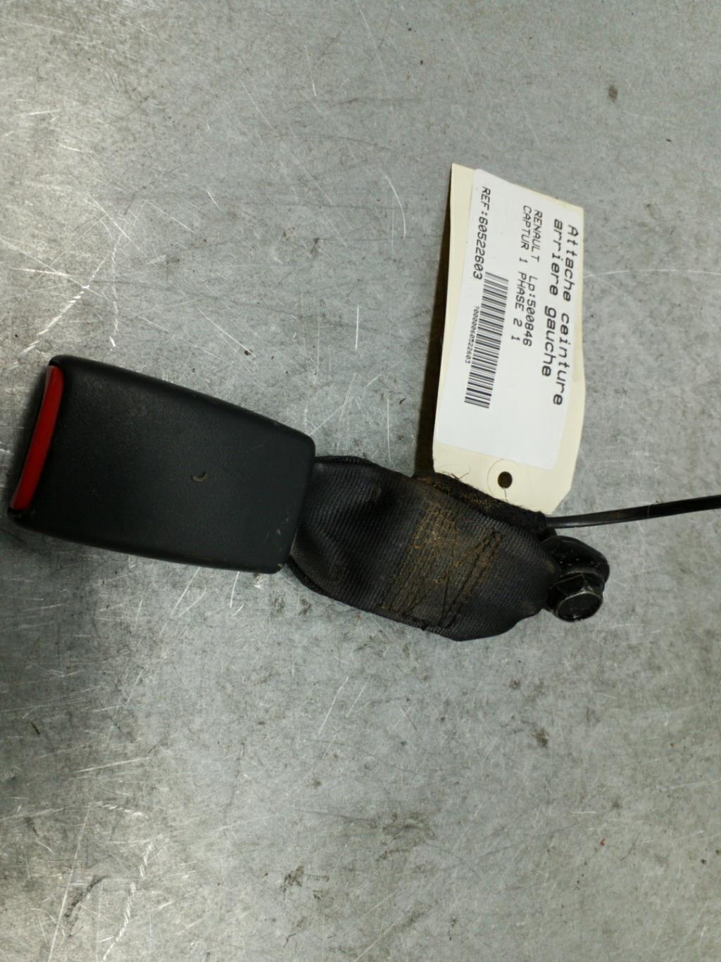 Aggancio cintura sicurezza posteriore sinistro RENAULT CAPTUR 1  - 1