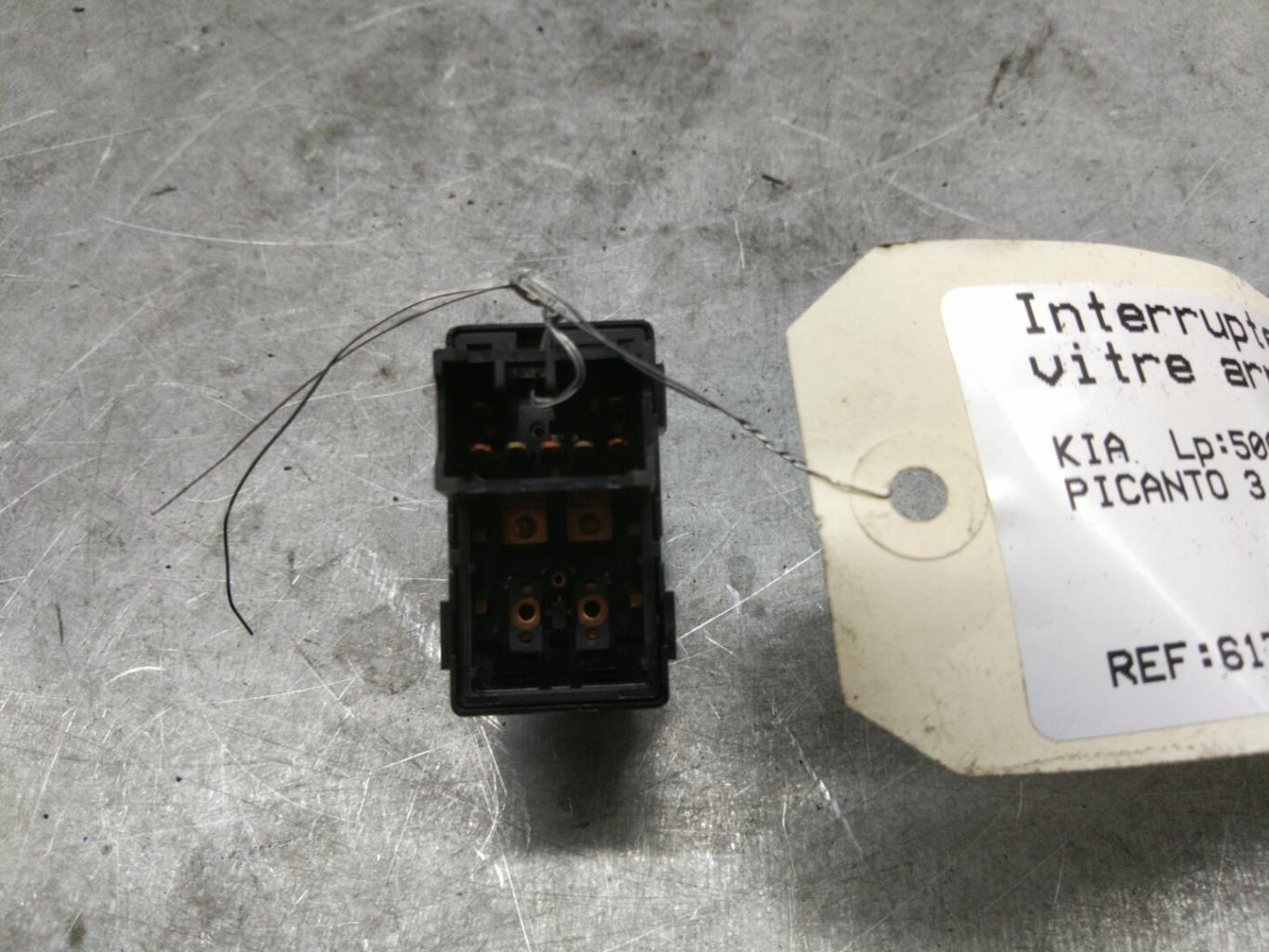 Interruttore lavacristalli posteriore destro KIA PICANTO 3 PHASE 2 Gasolina - 1