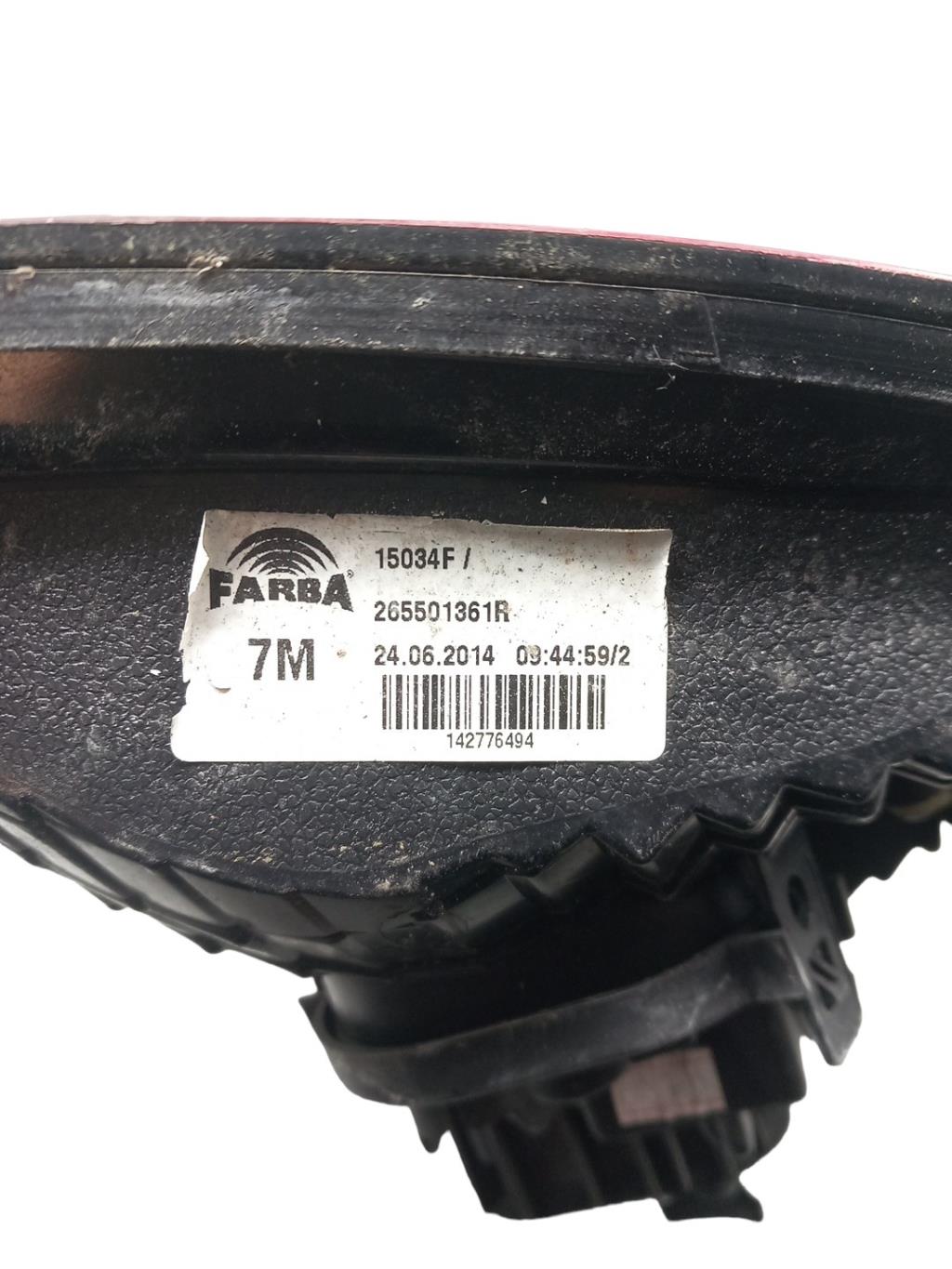 Fanale posteriore principale destro (luci) RENAULT TWINGO 3 PHASE 1 Gasolina - 1