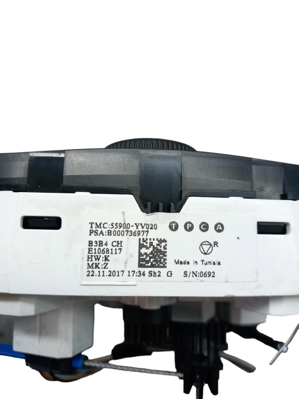 Commande chauffage CITROEN C1 2  - 1