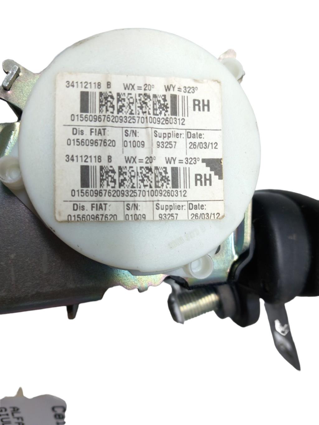 Cintura di sicurezza posteriore destra ALFA ROMEO GIULIETTA 2 PHASE 1  - 1