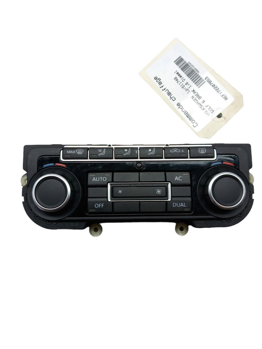 Commande chauffage VOLKSWAGEN GOLF 6 BREAK Diesel - 1