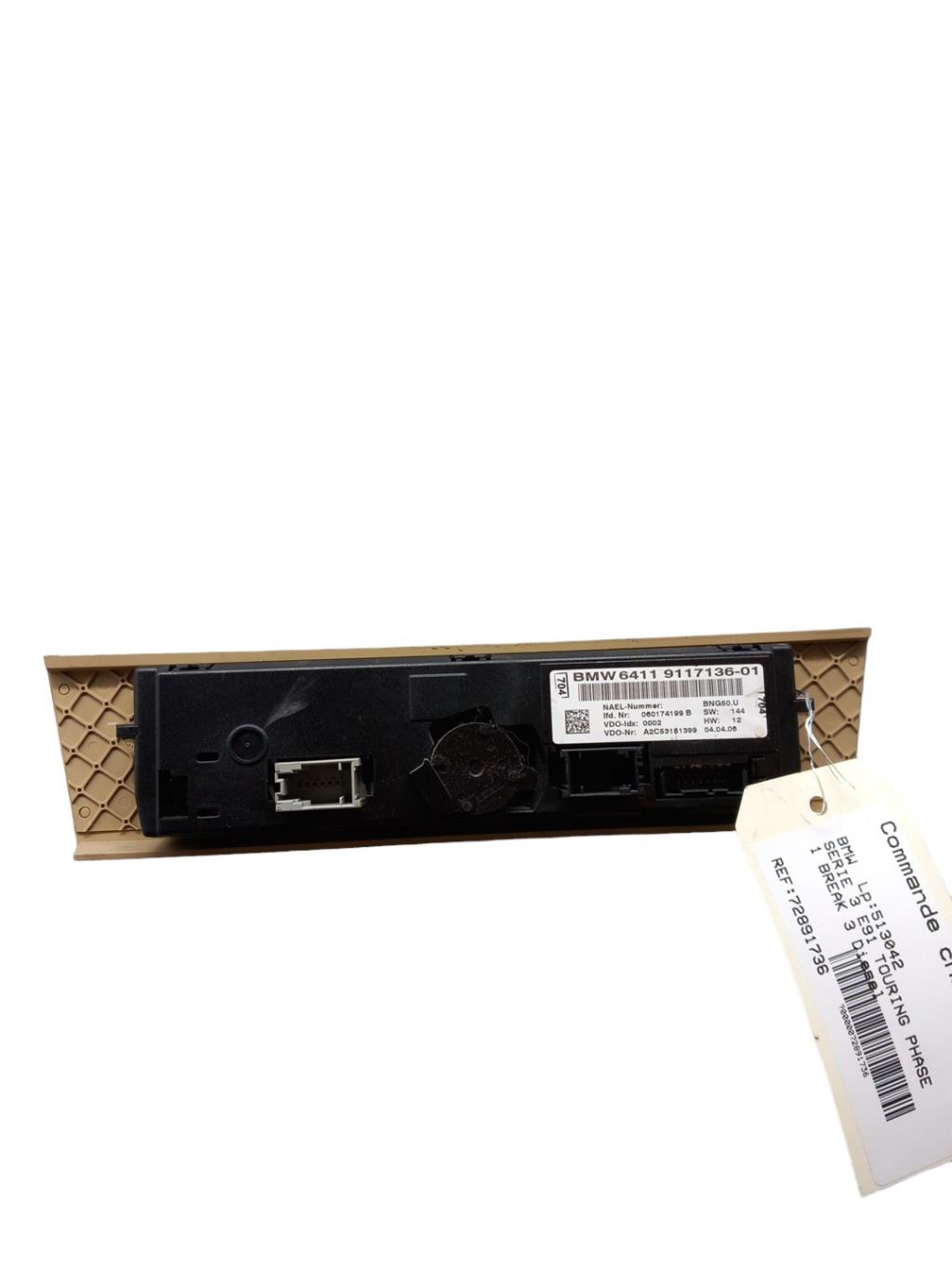 Commande chauffage BMW SERIE 3 E91 TOURING PHASE 1 BREAK Diesel - 1